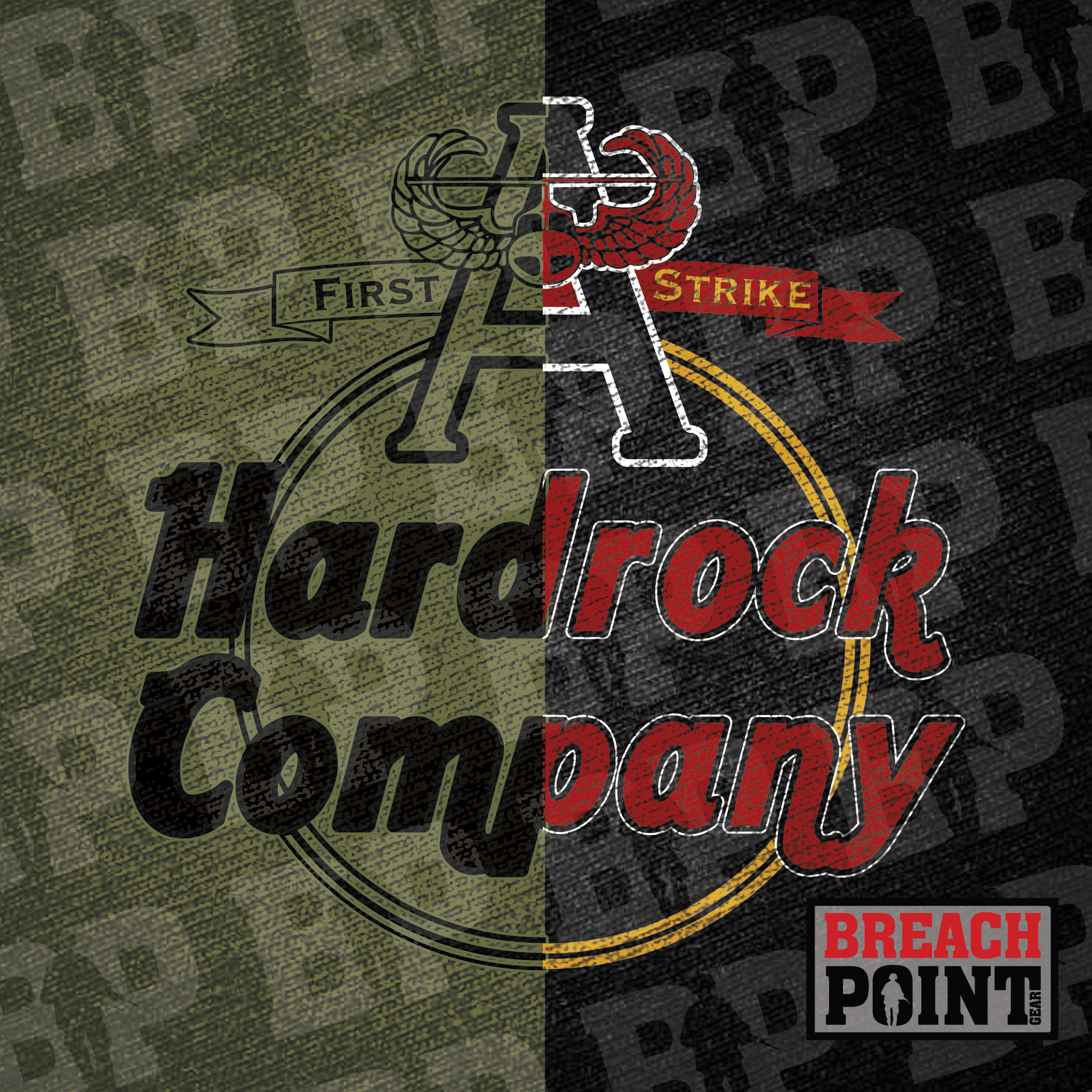 "HARDROCK" A/1-502nd Infantry Regiment - Hoodie (1)