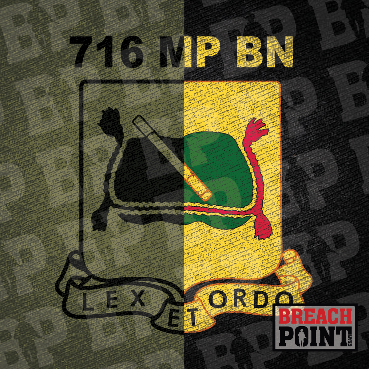 "PEACEKEEPERS" 716th Military Police Battalion - Polo (A39-4)