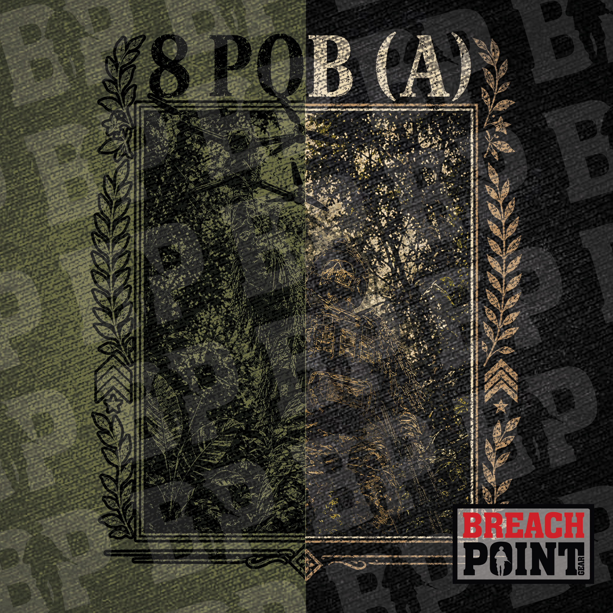 "PHANTOMS" A/8th Psychological Operations Battalion - Sweatshirt (B145-1)
