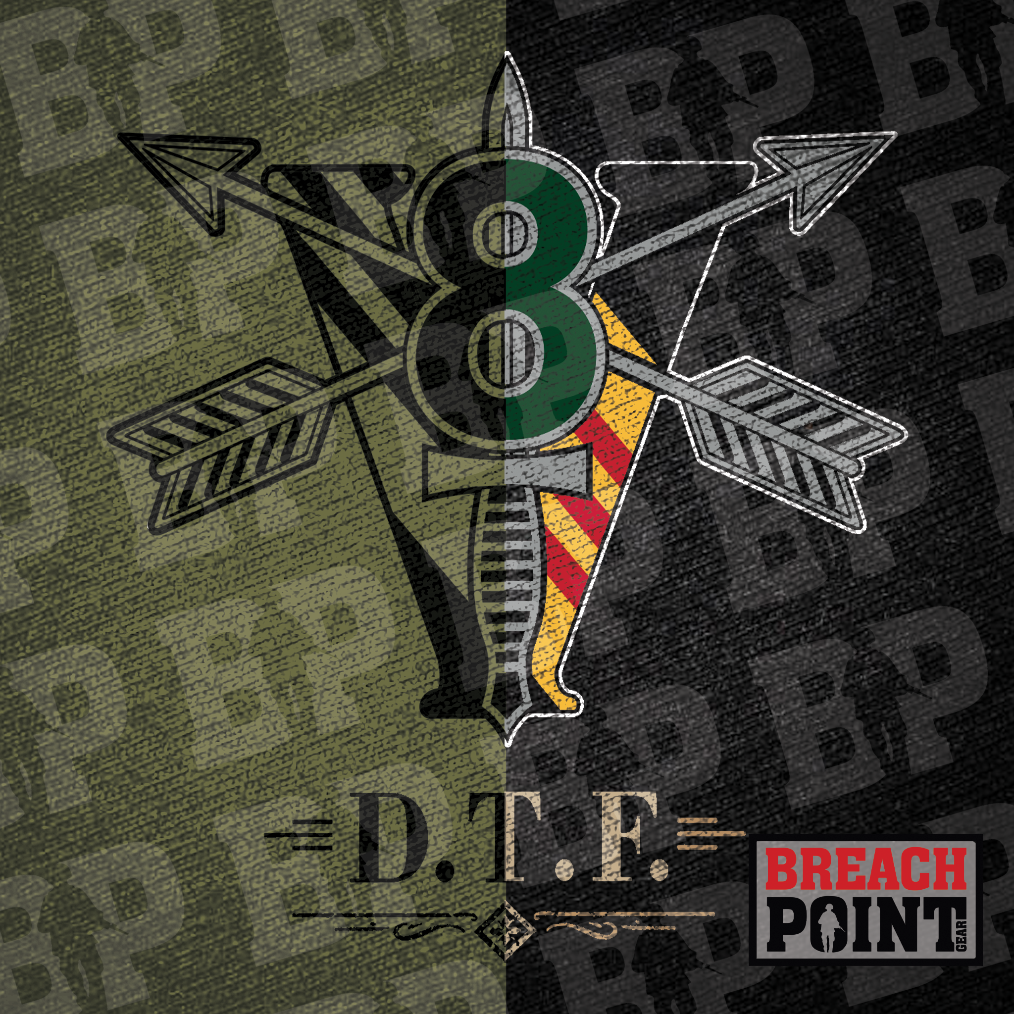 "PHANTOMS" A/8th Psychological Operations Battalion - Sweatshirt (B145-1)