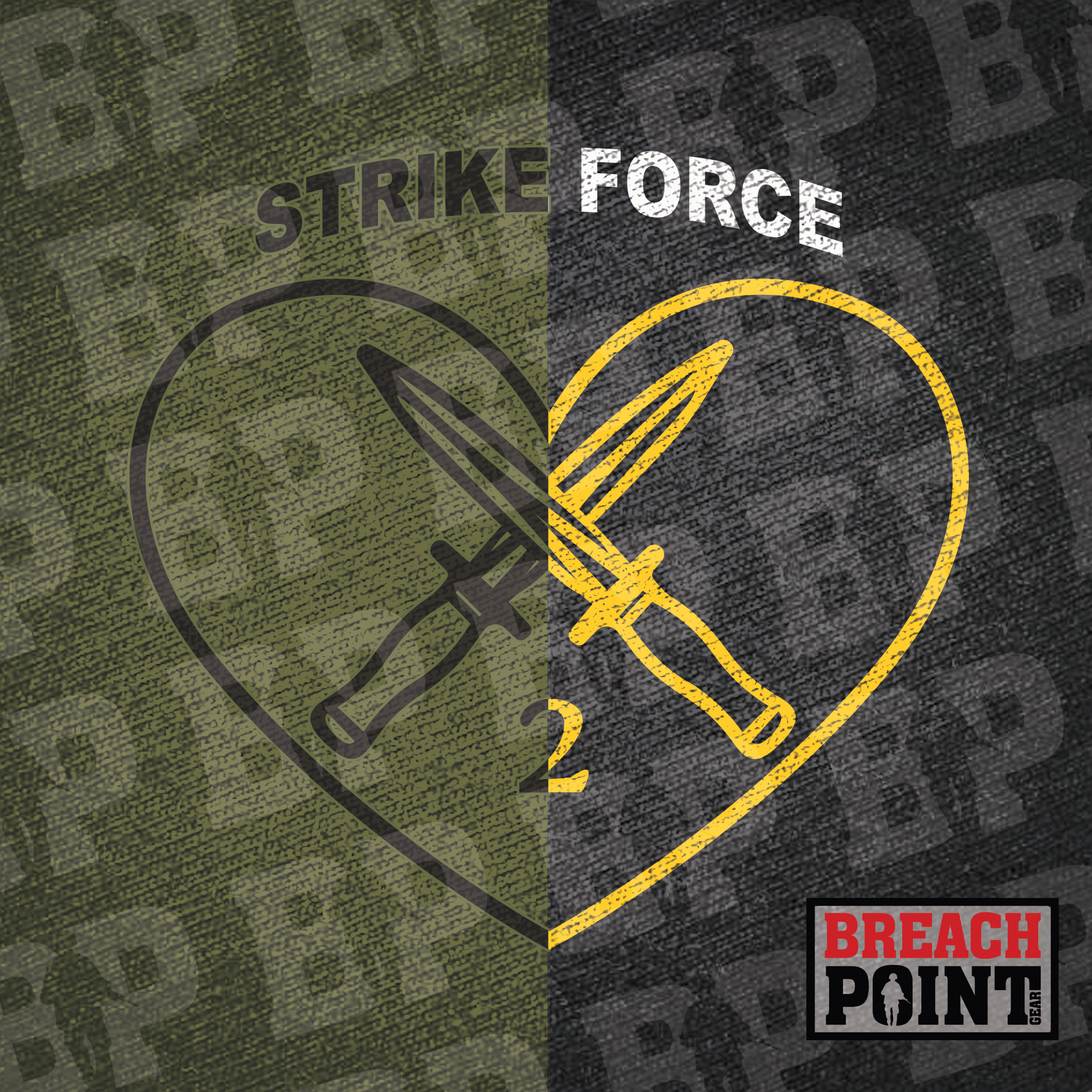 "STRIKE FORCE" 2-502nd Infantry Regiment - Sweatshirt