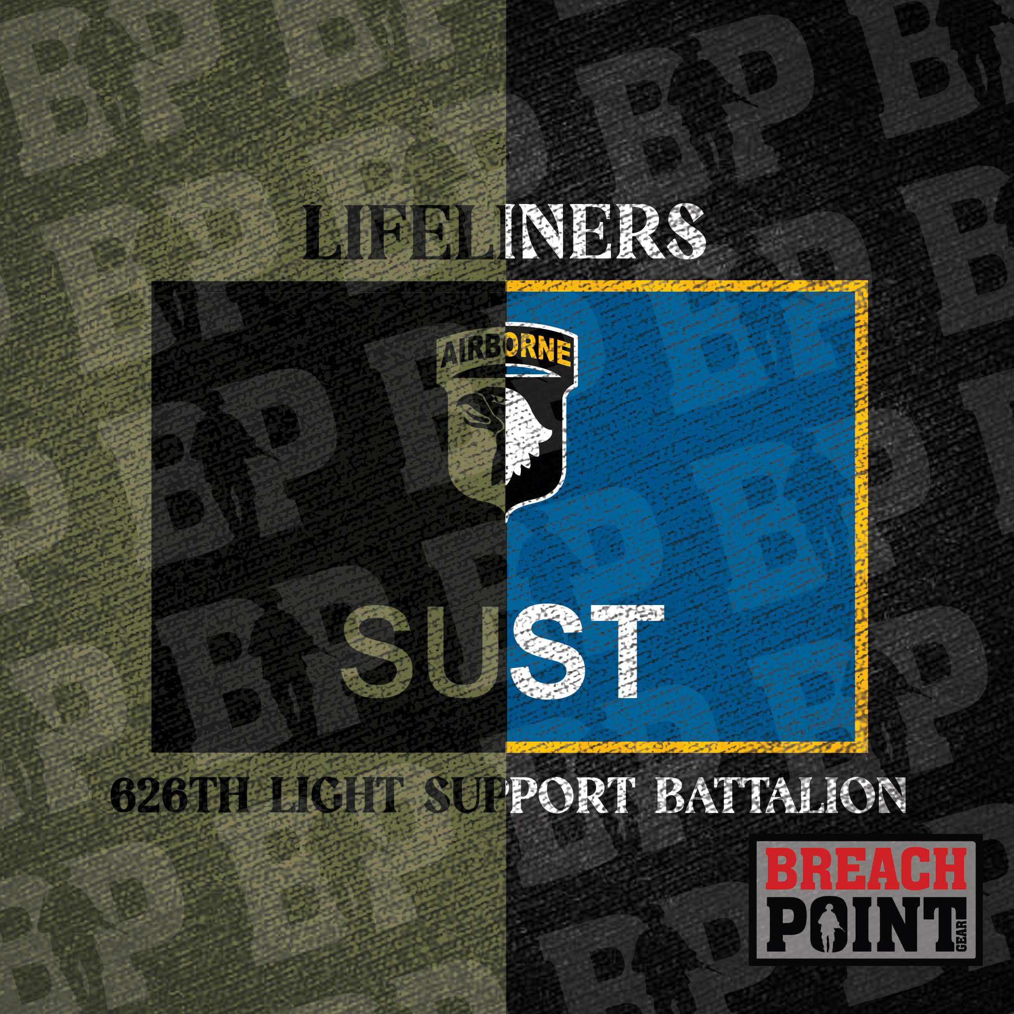 "JOKER" J CLC/626th Light Support Battalion - T-Shirt (B64-3)