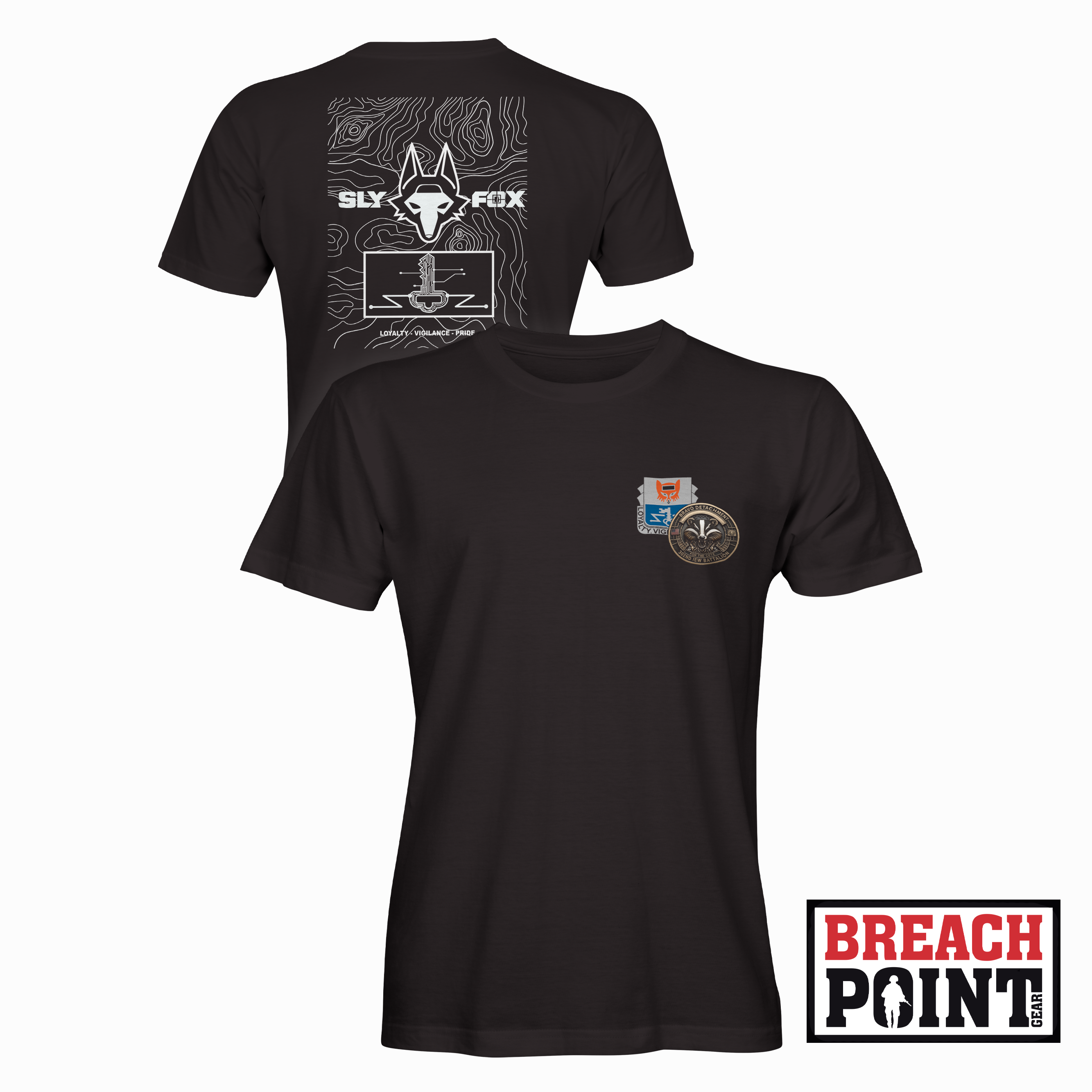 "BADGERS" B/302nd Intelligence and Electronic Warfare Battalion - T-Shirt (B152-1)