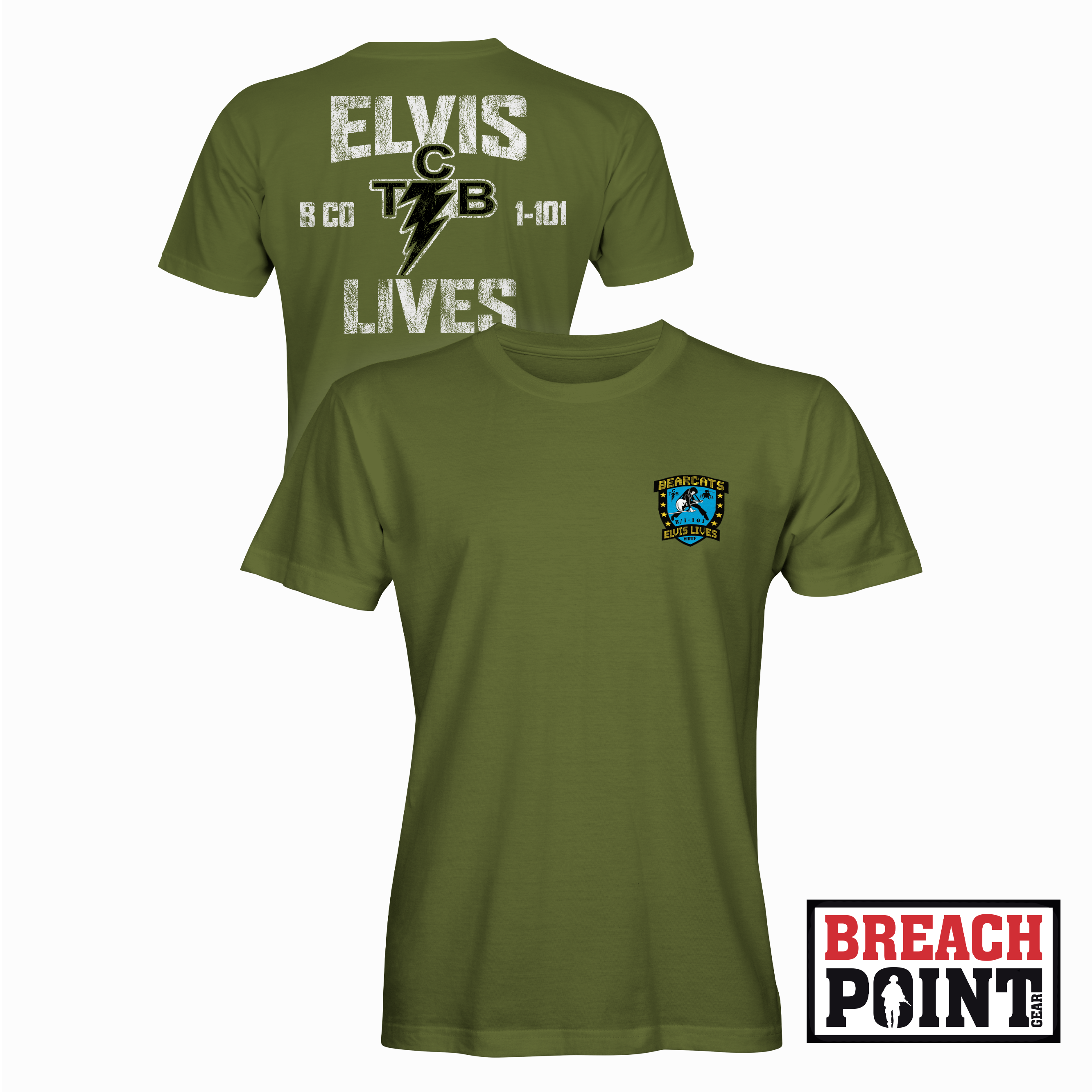 "BEARCATS" B/1-101st Combat Aviation Brigade - T-Shirt (B128-9)