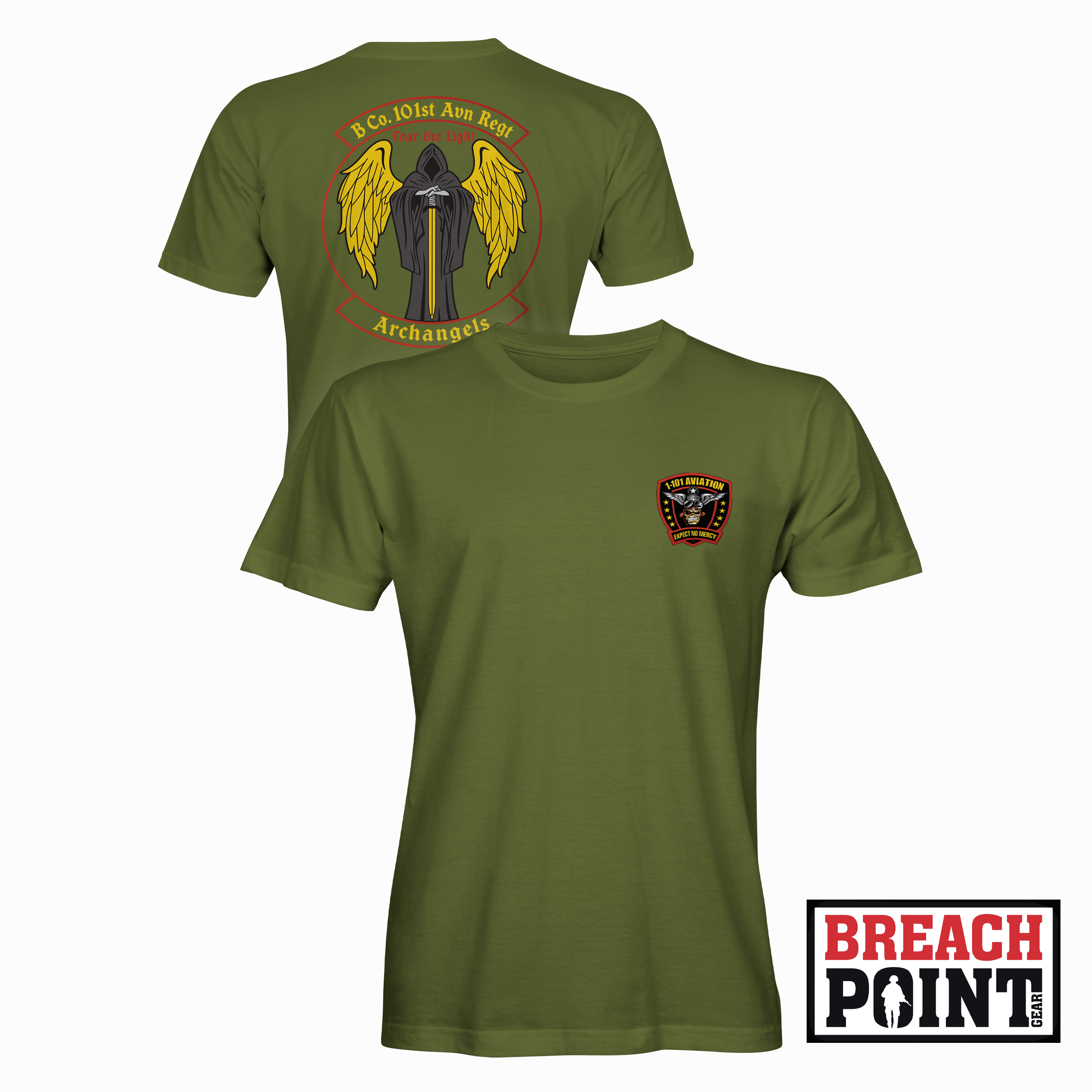 "BEARCATS" B/1-101st Combat Aviation Brigade - T-Shirt (B128-14)