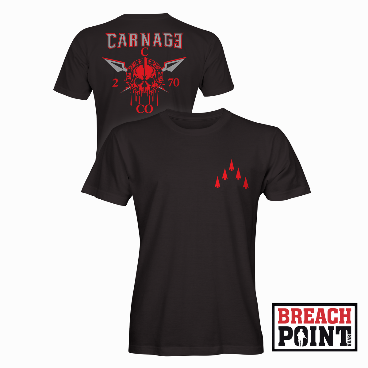 "CARNAGE" C/2-70th Armored Regiment - T-Shirt (B170-1)