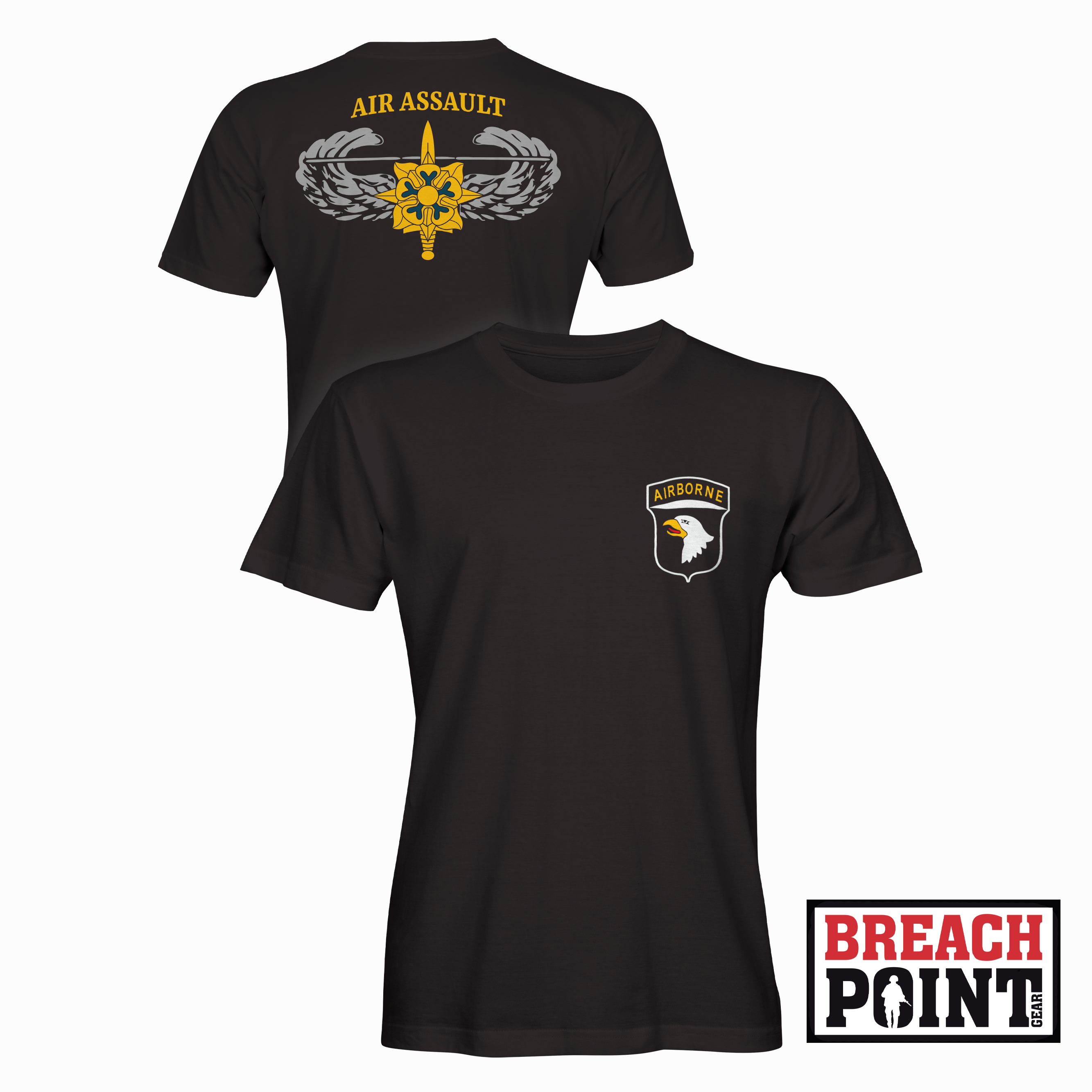 "EYES OF THE EAGLE G2/101 Airborne Division, Headquarters and Headquarters Battalion - T-Shirt (B143)