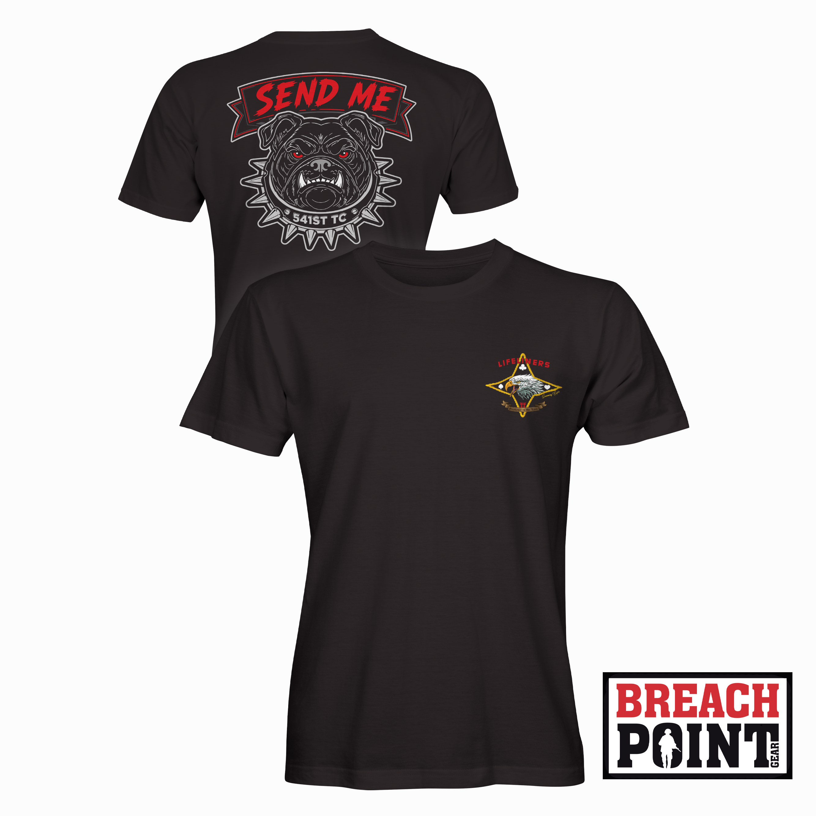 "FUEL DAWGS" 541st Transportation Company/129th Division Sustainment Support Battalion - T-Shirt (B162)