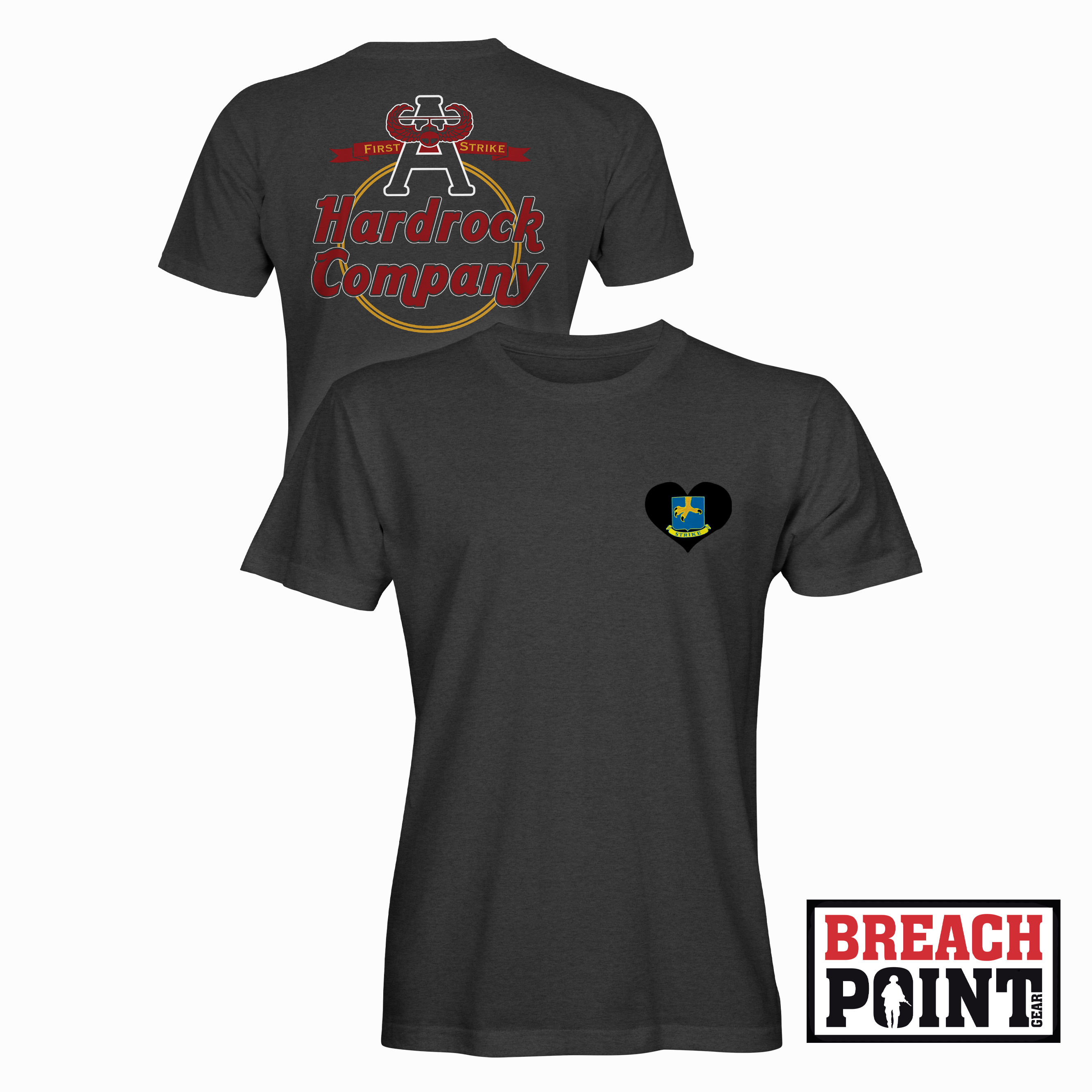 "HARDROCK" A/1-502nd Infantry Regiment - T-Shirt (B40-3)