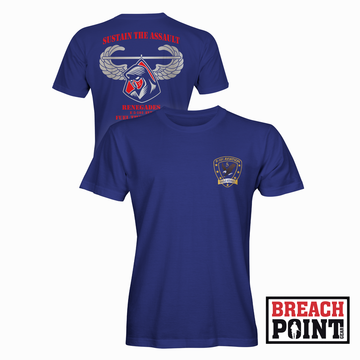 "RENEGADES" E/5-101st Combat Aviation Brigade - T-Shirt (B05-2)