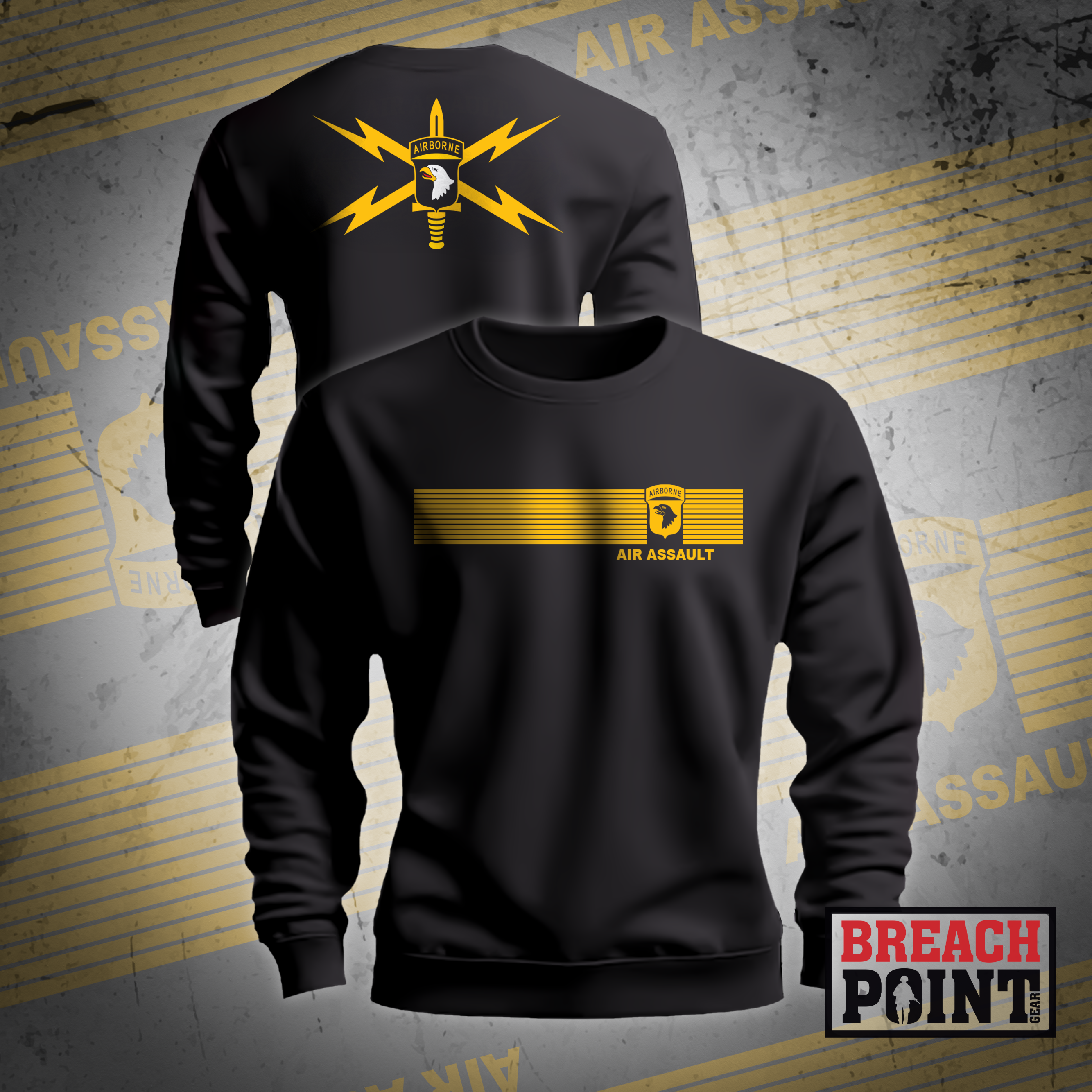 "G39" 101 Airborne Division, Headquarters and Headquarters Battalion - Sweatshirt (2)