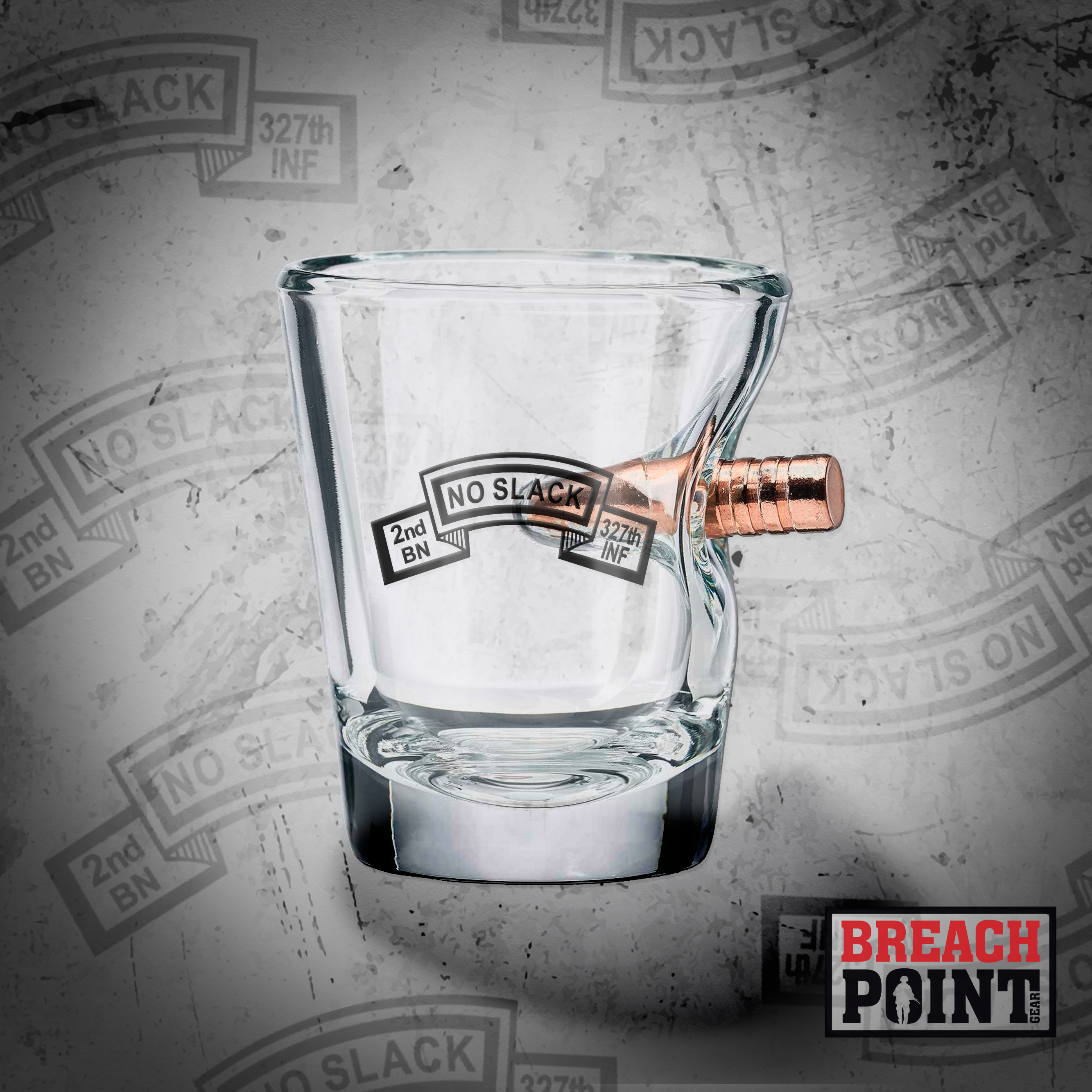 "NO SLACK" 2-327th Infantry - Drinkware