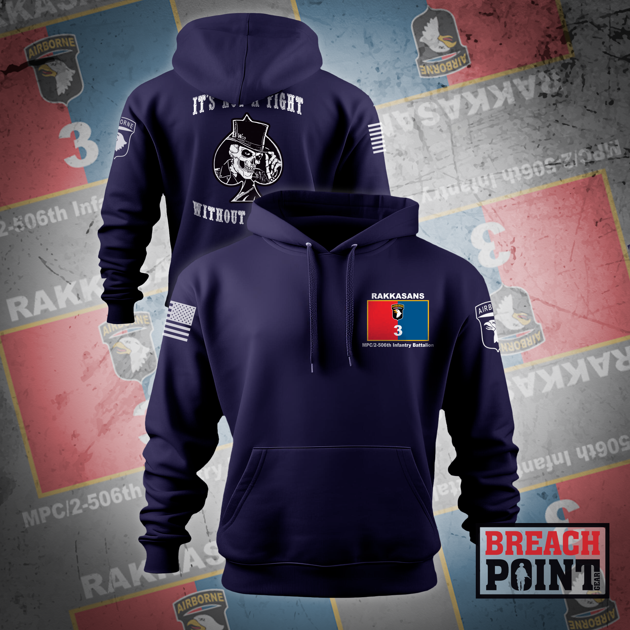 "WHISKEY" MPC/2-506th Infantry Regiment - Hoodie
