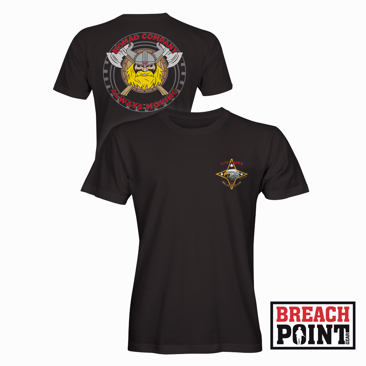 "NOMADS" H CLC/626th Light Support Battalion - T-Shirt (B65-2)