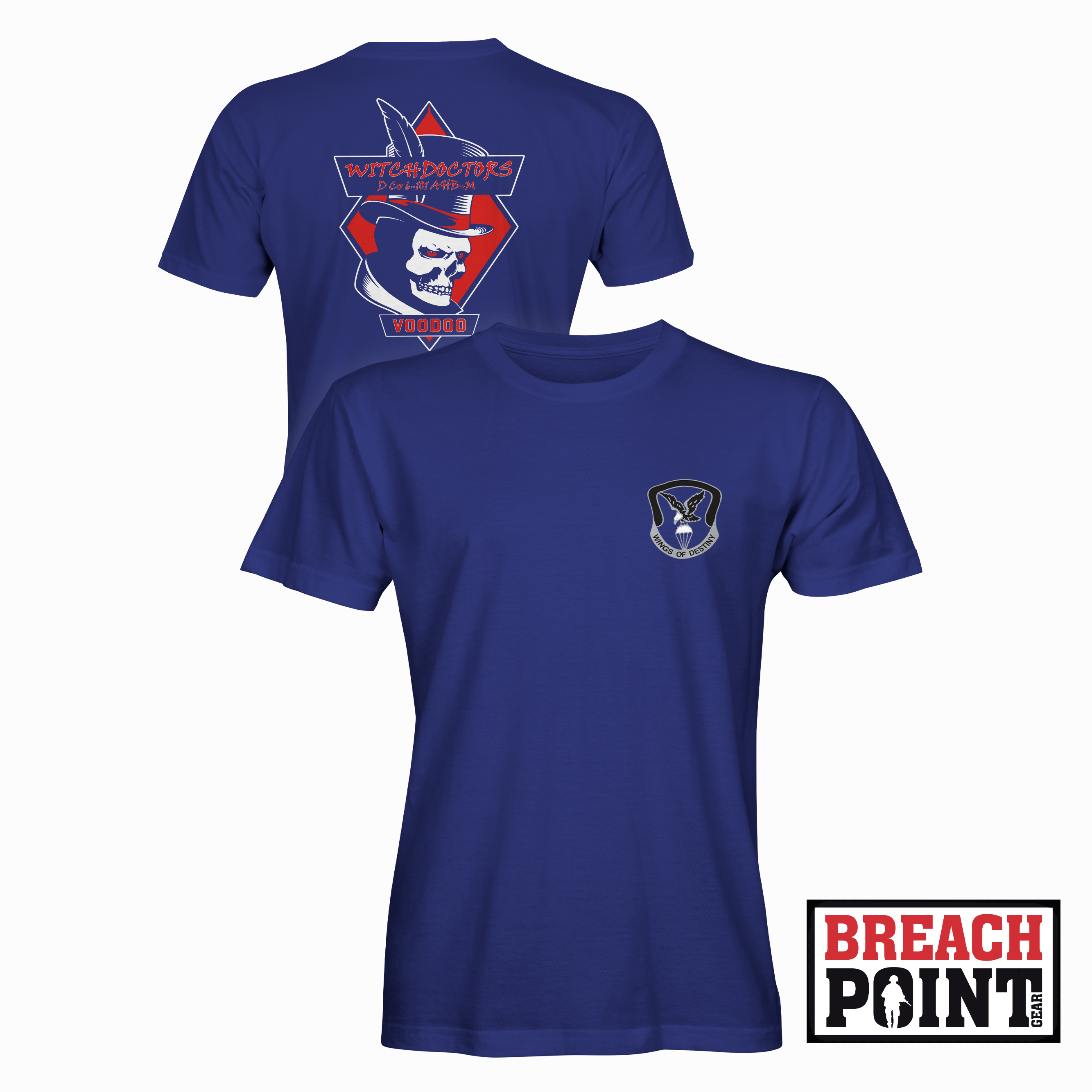 "WITCHDOCTORS" D/6-101st Combat Aviation Battalion - T-Shirt (B159-2)